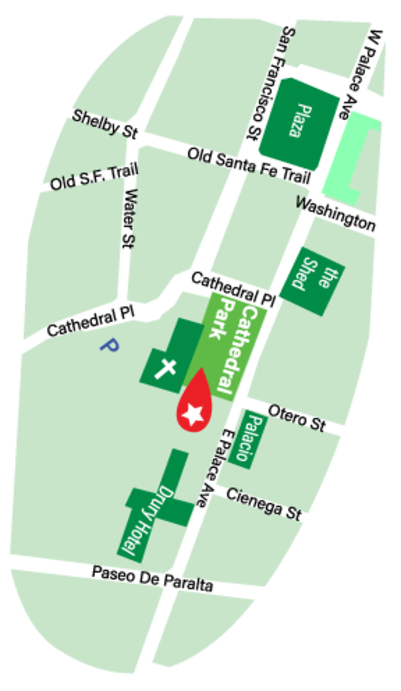 Cathedral Park Location Map